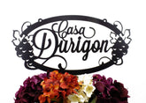 Custom Family Name Metal Sign With Grapes And Grapevines Black, Metal Wall Art, Personalized Sign, House Sign, Laser Cut Metal Signs Custom Gift Ideas